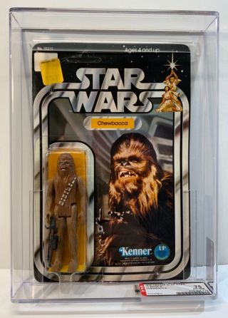 Afa 75 Ex,  /nm 1978 Star Wars Chewbacca Figure 12 - Back A (70/85/75) Unpunched