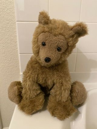 Vintage 1976 Dakin Pillow Pets 18” Large Brown Teddy Bear Plush -