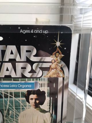 PRINCESS LEIA ORGANA Star Wars 12 Back A 1978 AFA 80,  Kenner Figure 80 - 85 - 85 5