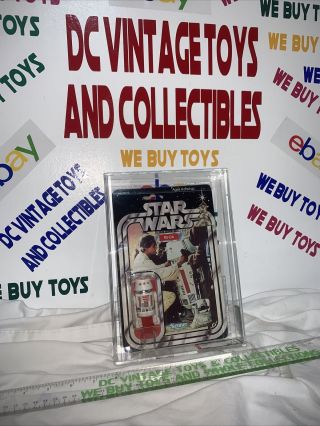 Vintage Kenner 1979 Vintage Star Wars Figure R5 - D4 21 Back A Card Afa 75