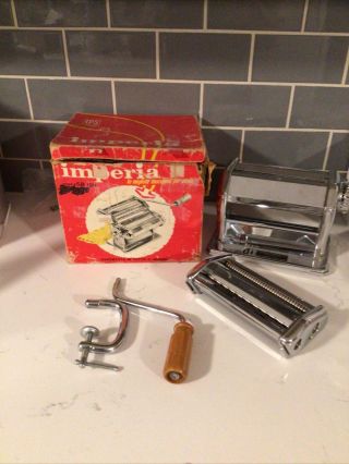 Vintage Imperia Tipo Lusso Sp - 150 Heavy Duty Pasta Maker Made In Italy