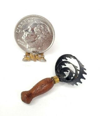 Vintage Igma Artisan Horse Curry Brush 1:12 Dollhouse Miniature Tack Supplies