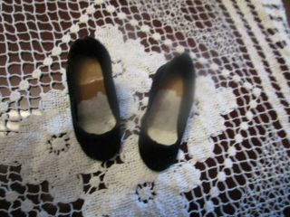 Vintage Black High Heel Shoes For 21 " Cissy