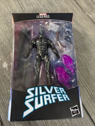 Marvel Legends Silver Surfer With Mjolnir Walgreens Exclusive 2021 In Hand