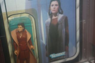 Kenner STAR WARS graded AFA 80 Princess Leia Bespin Gown Rare 41 Back D neck 3