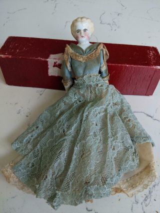 Vintage 9 - Inch Porcelain Doll
