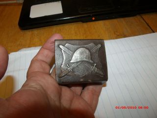 Antiquerare Early 1900s Military Or Fraternal Belt Buckle.  Help To Id?