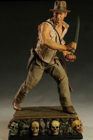 Sideshow Indiana Jones Premium Format Statue 1/4 Temple Of Doom Rare