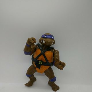 Vintage Tmnt Donatello Figure 1988 Playmates Belt Hard Head Mutant Ninja Turtles