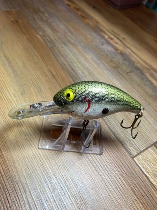 Vintage Fishing Lure Rebel Deep Maxi R Rattles Bass Great Color Bait
