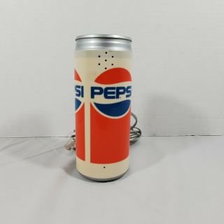 Vintage Enterprex Pepsi - Cola Can Landline Push Button Phone With Cord.