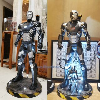 The Avenger Iron Man War Machine 1/2 Scale Statue Painted Model Led Light