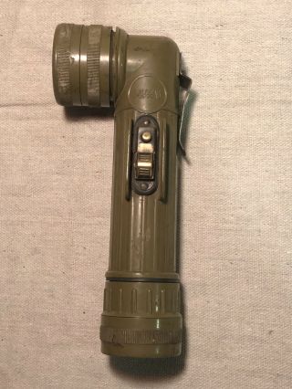 Vintage Vietnam Era Fulton Mx - 991/u Us Army Usmc Flashlight/ Filters