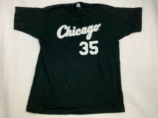 Chicago White Sox Frank Thomas 35 Vintage Majestic Mlb Baseball Shirt Mens Xl