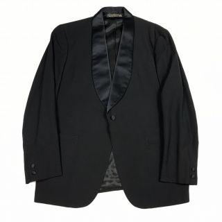 Vintage Brooks Brothers Golden Fleece Black Shawl Tuxedo Jacket Coat Men’s 43r
