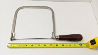 Vintage The Parker Line No.  85 Coping Hand Hack Saw Tool Wood Cutting Thin Wide