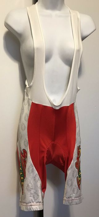 Vintage Voler Salsa Cycling Bib Unisex Xl Padded Jersey Shorts Made In The Usa