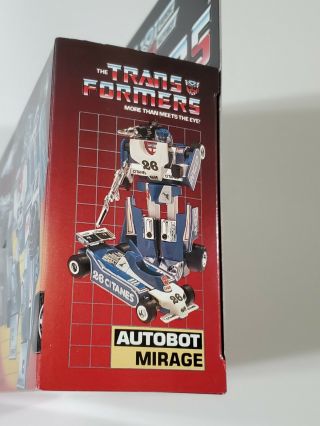 TRANSFORMERS G1 MIRAGE NEVER OPENED 1984 HASBRO Vintage 5