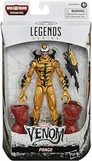 Hasbro Marvel Legends Phage 6 " Action Figure Bof Venom