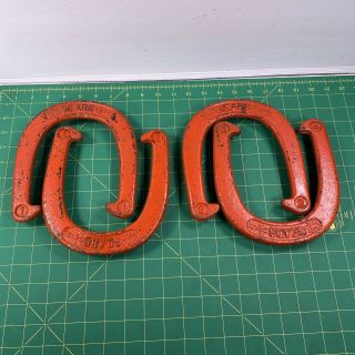 Set Of 4 Vintage Sears Official 2.  5 Lb.  Horseshoes 1 And 2 Usa
