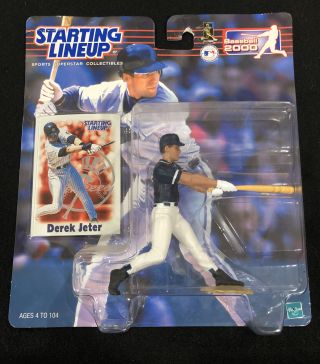 Derek Jeter Starting Lineup 2000 Yankees Slu Mlb Card