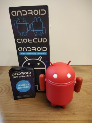 Android Mini Collectible - Series 3 - Dead Zebra - Red Droid