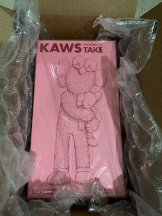 Kaws Take Pink. ,  Never Opened,  Authentic Guaranteed Or Your Money Back