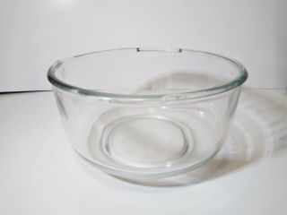 Vintage Oster Regency Kitchen Center Large Glass Mixing Replacement Bowl 9 "