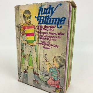 Vintage Judy Blume 5 Books Box Set 1978 In Ships In The Usa