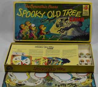 The Berenstain Bears Spooky Old Tree 1989 Vintage Board Game Complete