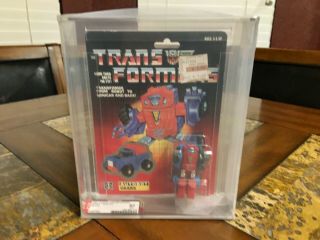 Transformers Hasbro 1985 G1 Gears Afa 80 Very Rare