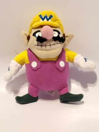 Wario Mario Bros Stuffed Plush Nintendo Kellytoy 9”
