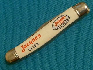 Vintage Imperial Prov Ri Usa Jacques Seeds Folding Serpentine Jack Knife Knives