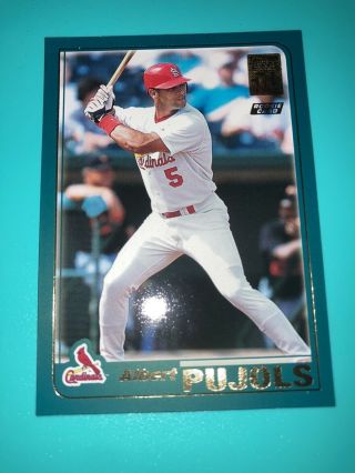 2001 Albert Pujols Topps Traded Rookie Card T247 Rc Centered