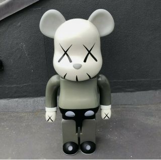 Kaws Be@rbrick Medicom Toy Figure - 1000 Grey 2002 Bearbrick