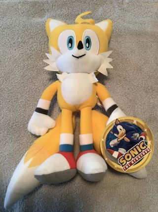 Tails Sonic The Hedgehog Plush Stuffed Doll Toy 12 " W/ Tag Licensed Sega