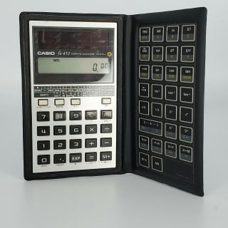 Vintage Casio Fx - 450 Solar Cell Scientific Calculator