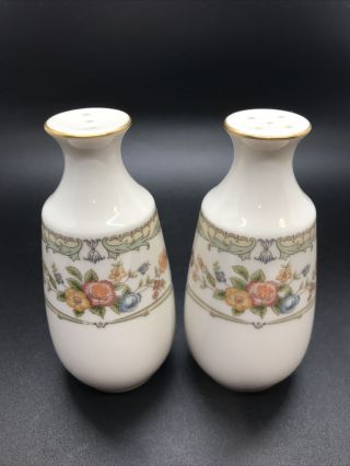 Vintage Noritake Decorative Salt And Pepper Shakers,  Japan