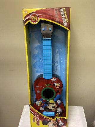 Disney Junior Mickey Mouse Acoustic Guitar 24  Music Guitar Play Instrument Toy