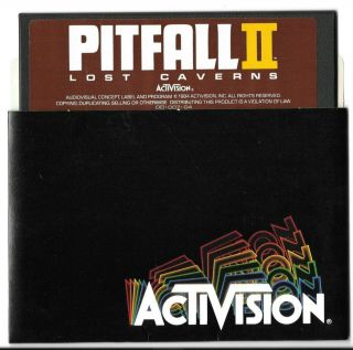Pitfall Ii Lost Caverns Activision For Commodore 64 128 Vintage Computer Gaming