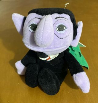 Tyco Sesame Street Beans The Count Plush From 1997