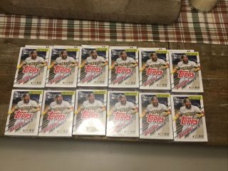 2021 Topps Series 2 Hanger Boxes.  12 Total.  1965 Redux Cards In Every Box