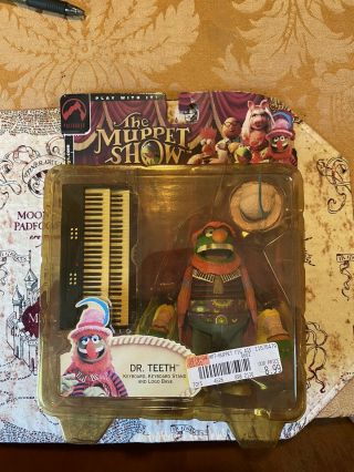 Muppet Show Electric Mayhem Dr.  Teeth Wizard World Exclusive By Palisades - Worn
