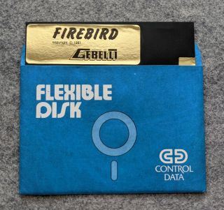 Firebird Apple Ii Gebelli Software Vintage Computer Game Disk 1981 Fire Bird