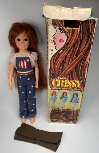Vintage 1970 Ideal " Crissy " Doll Hair That Grows