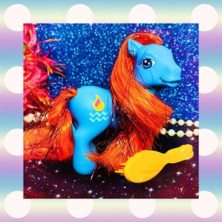 ❤️my Little Pony G3 Waterfire Shimmer Earth Butterfly Island Exclusive Blue❤️