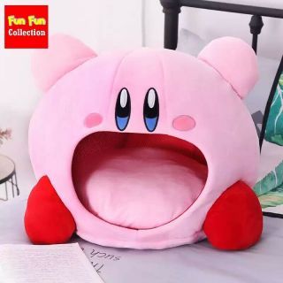 50cm Kirby Plush Soft Sleep Pillow Cap Kawaii Anime Game Kirby Sleep Pillow