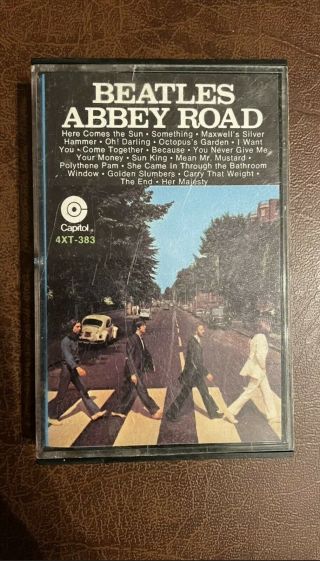 Vintage Cassette Tape A3 Abbey Road By The Beatles