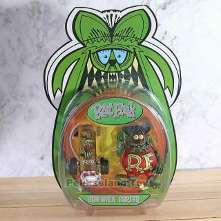 Sidewalk Surfer Rat Fink Ed Big Daddy Roth Action Figure Collectible Model Toy