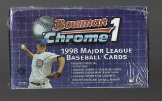 1998 Bowman Chrome Series 1 Major League Baseball Box